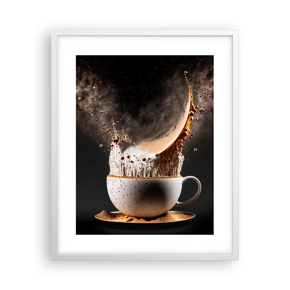 Poster în ramă albă - O explozie de arome - 40x50 cm