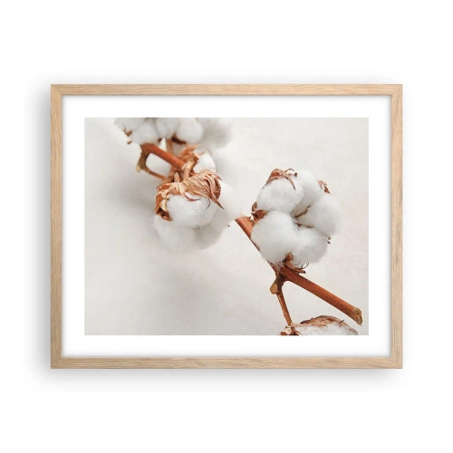 Poster în ramă de stejar deschis - Numai îmbrățișări - 50x40 cm