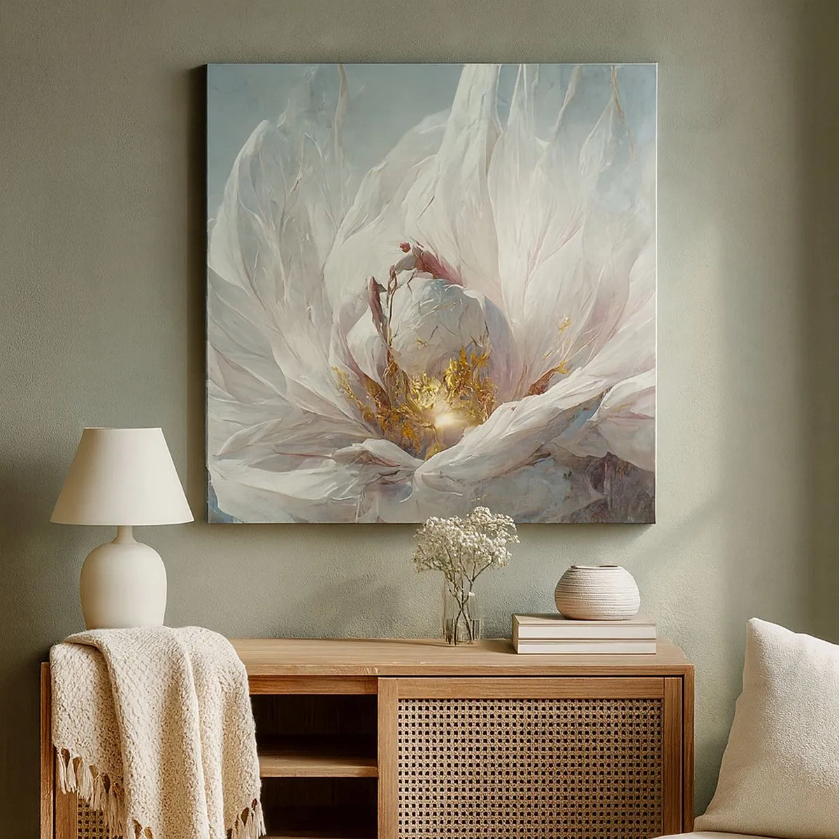 Tablou pe pânză - Înflorește o dată la o sută de ani - 30x30 cm