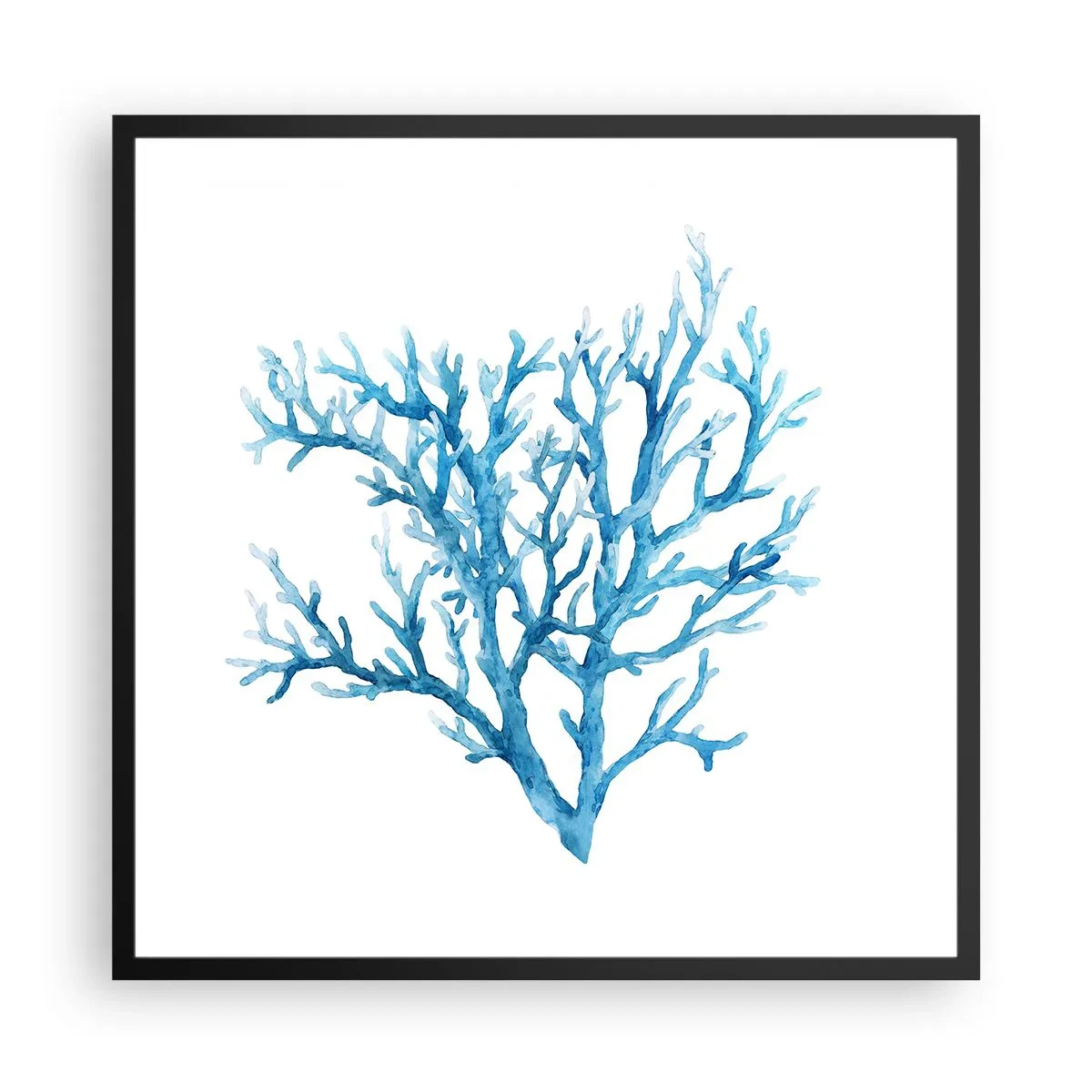 Poster în ramă neagră - Filigranul marin - 60x60 cm