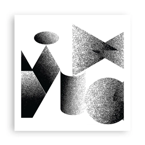 Poster - Unghiuri și ovale - 60x60 cm