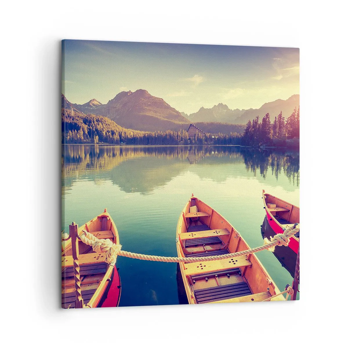 Tablou pe pânză - Pentru a trăi după legile sale - 50x50 cm