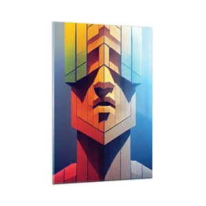 Tablou pe sticlă - Un om de principiu - 80x120 cm