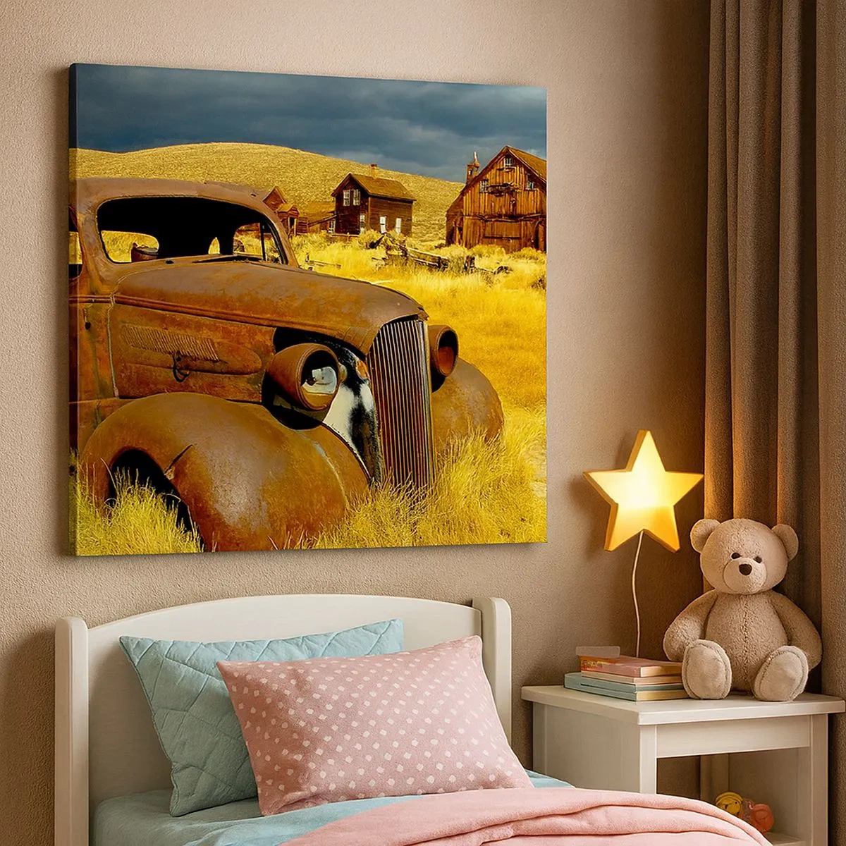 Tablou pe pânză - O odihnă binemeritată - 30x30 cm