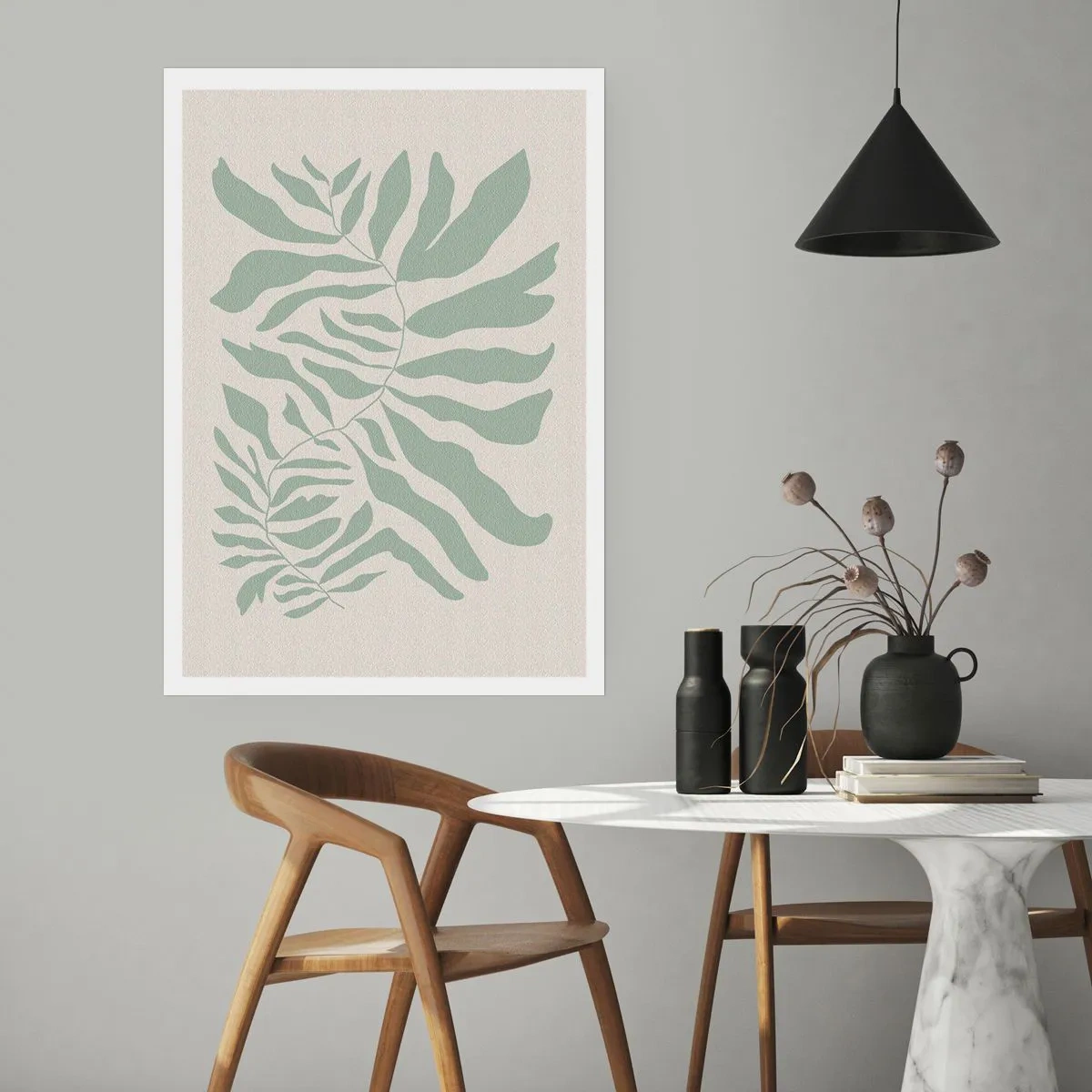 Poster - Ramura de smarald - 61x91 cm