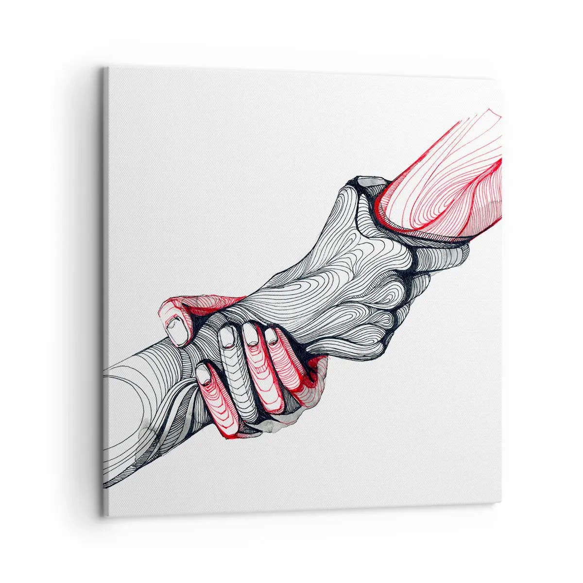 Tablou pe pânză - Ești pe mâini bune - 50x50 cm