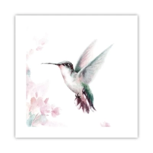 Poster - Oprit în mișcare - 40x40 cm