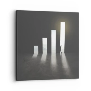 Tablou pe pânză - Succesul - o impresie - 30x30 cm