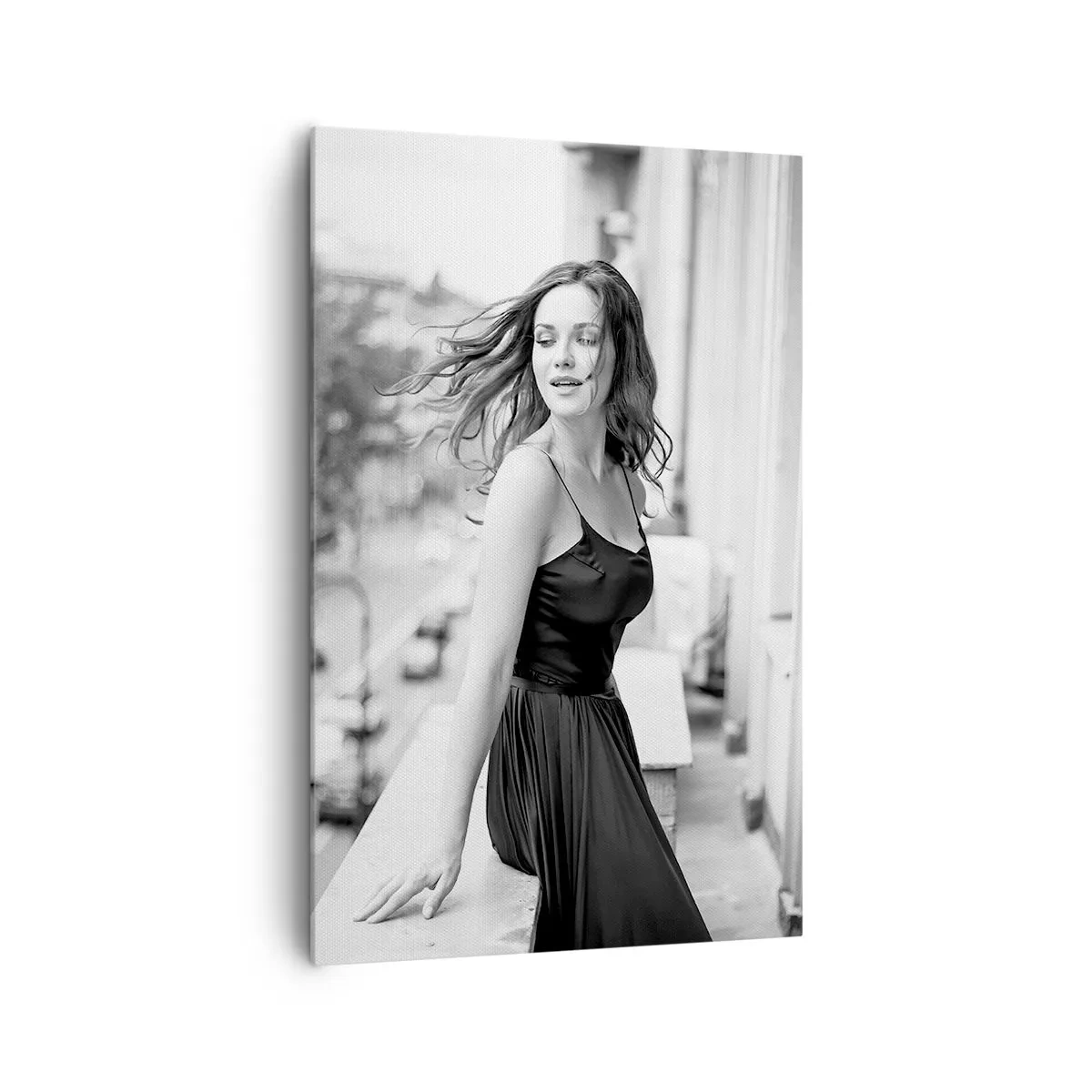 Tablou pe pânză - Cu siguranță e o fată pariziană - 80x120 cm