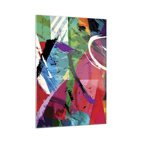 Tablou pe sticlă - Rapid, vioi și plin de viață - 50x70 cm