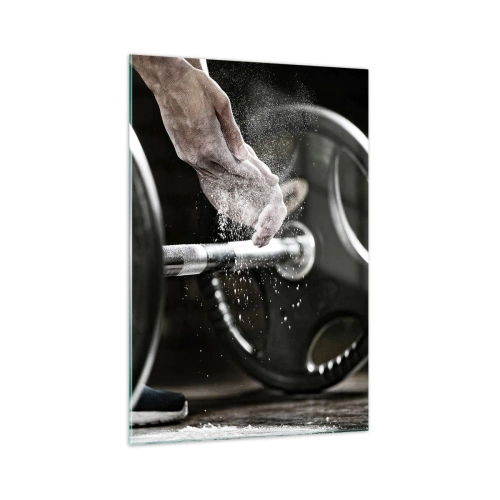 Tablou pe sticlă - Provocare acceptată! - 70x100 cm