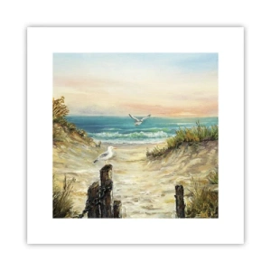 Poster - Retragere fără vânt - 30x30 cm