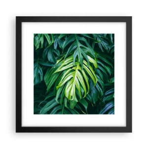 Poster în ramă neagră - Scufundă-te în prospețime - 30x30 cm