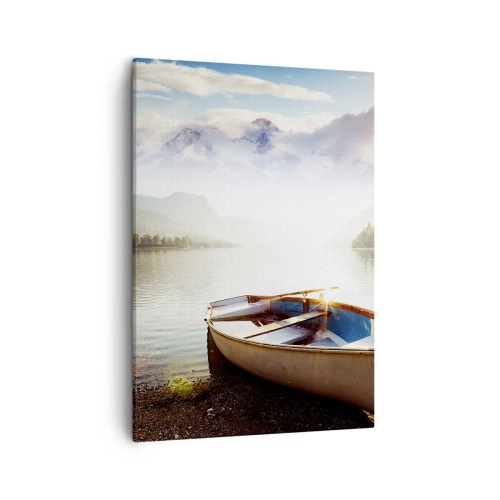 Tablou pe pânză - Peste apa mare și limpede - 50x70 cm