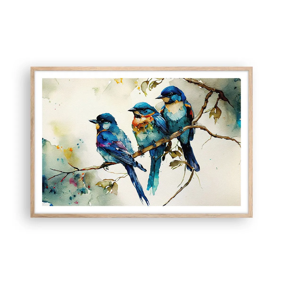 Poster în ramă de stejar deschis - Se simte jignit? - 91x61 cm