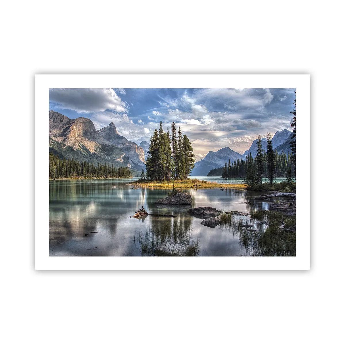 Poster - La o apă mare și limpede… - 70x50 cm