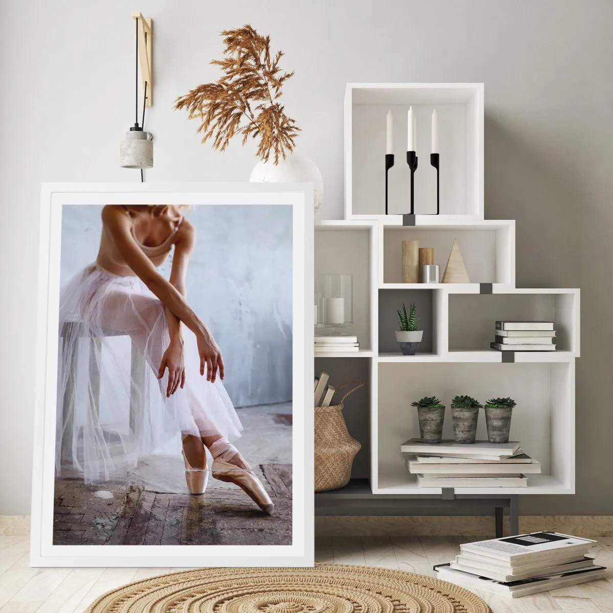 Poster în ramă albă - Înainte ca luminile rampei să strălucească - 50x70 cm