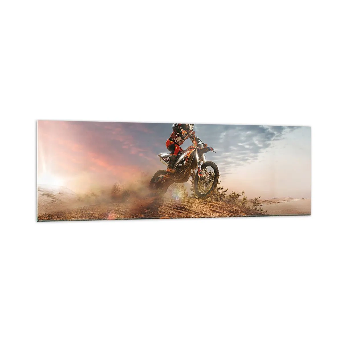 Tablou pe sticlă - Pentru victorie - 160x50 cm