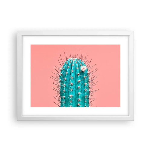 Poster în ramă albă - Doar privește - 40x30 cm