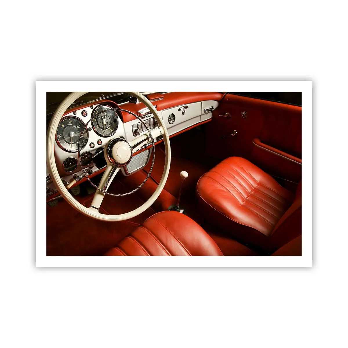 Poster - Lux în stil vintage - 91x61 cm