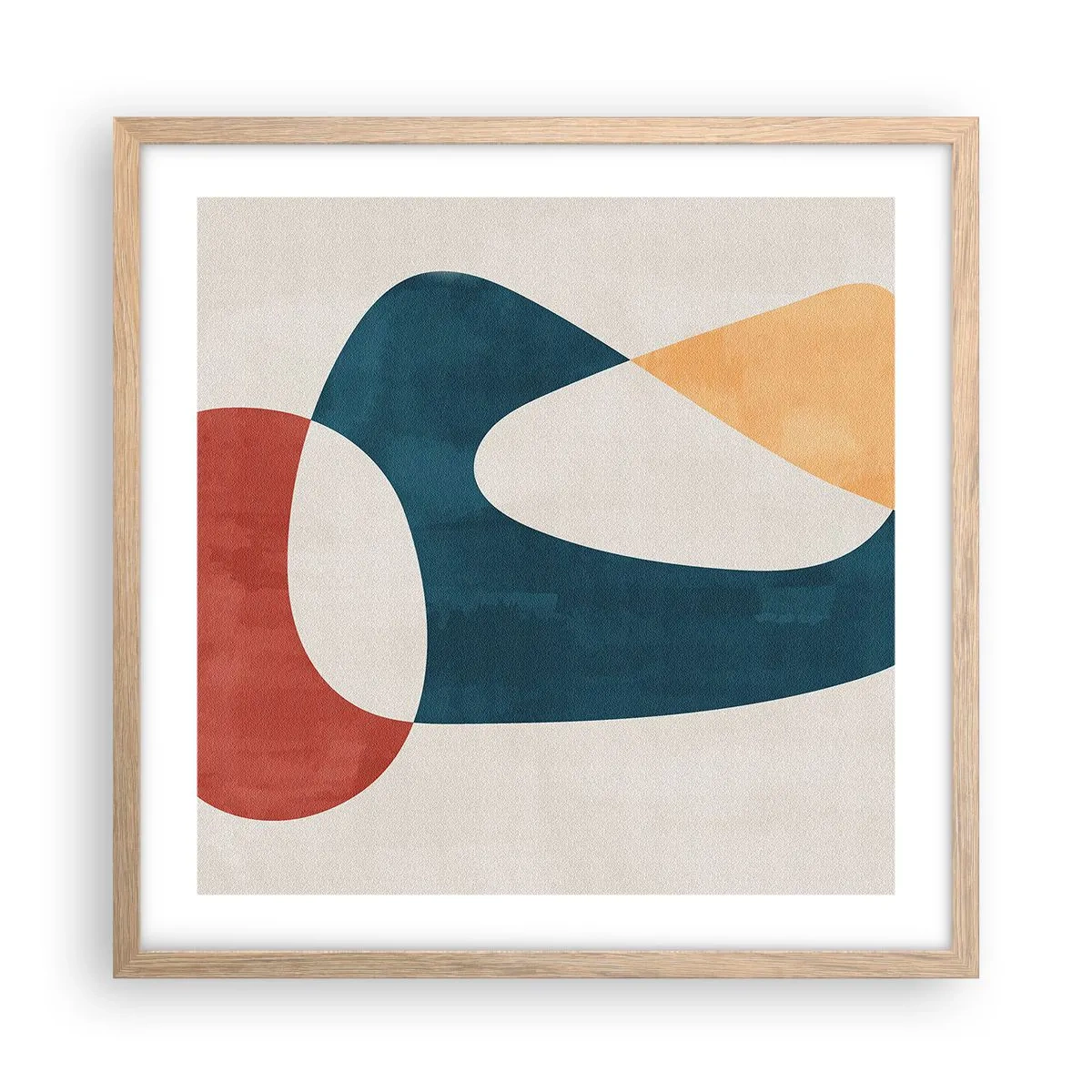 Poster în ramă de stejar deschis - Influențe și metamorfoze - 50x50 cm