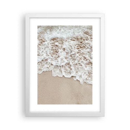 Poster în ramă albă - Mă întorc imediat - 30x40 cm