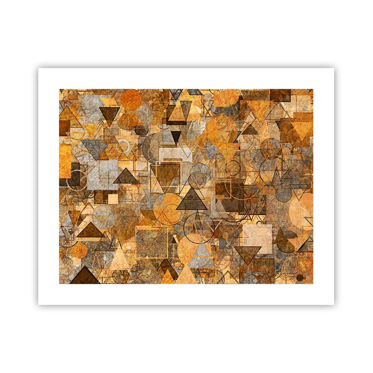 Poster - Lumea băgată în formă - 50x40 cm