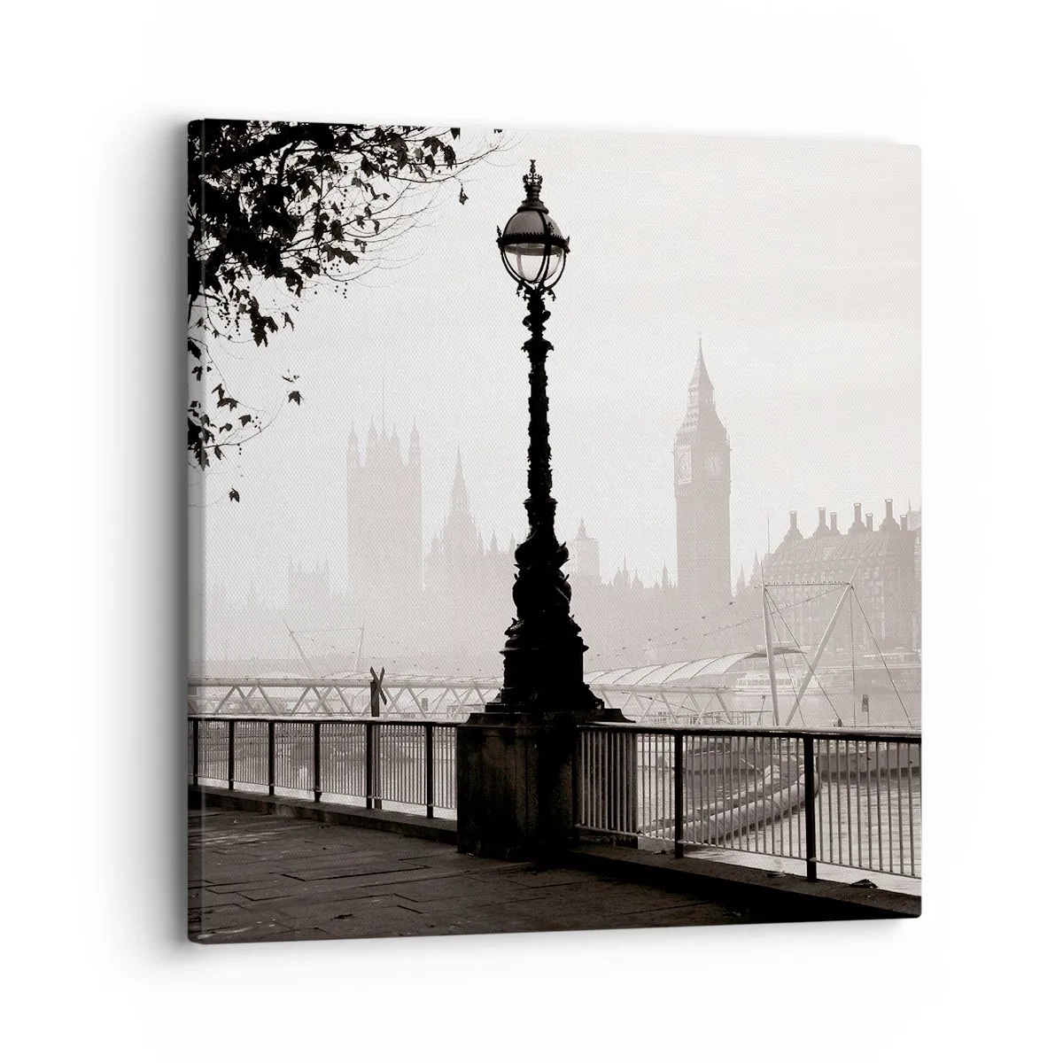 Tablou pe pânză - Londra de dimineața - 30x30 cm