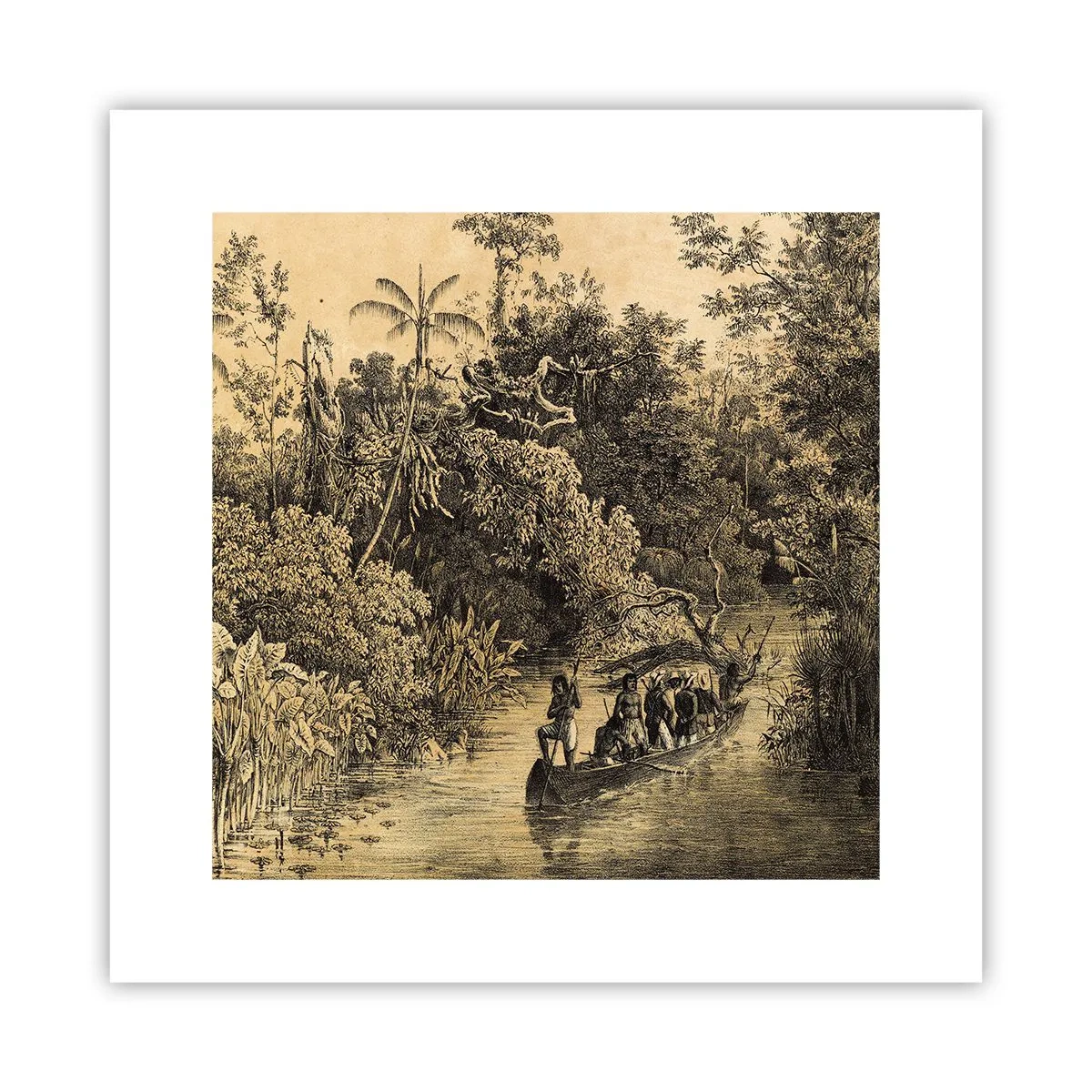 Poster - Călătorie la sursă - 30x30 cm