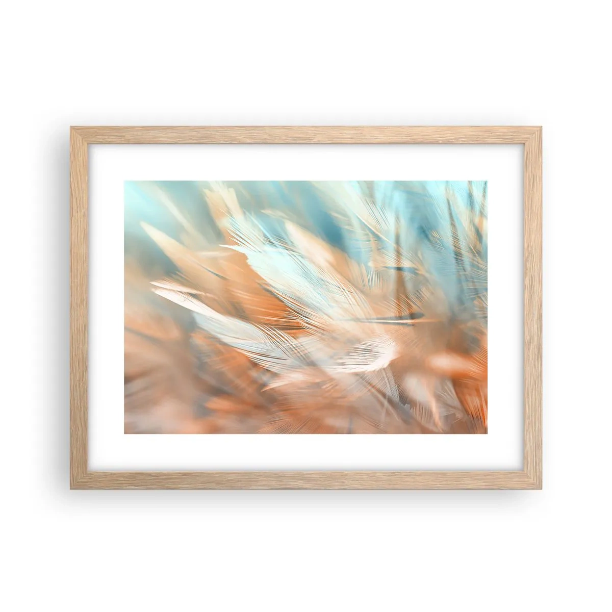 Poster în ramă de stejar deschis - În țara blândeții - 40x30 cm