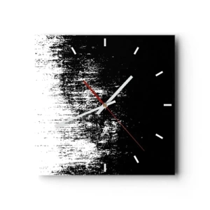 Ceas de perete - Ceas pe sticlă - Iar câștigătorul este... - 30x30 cm