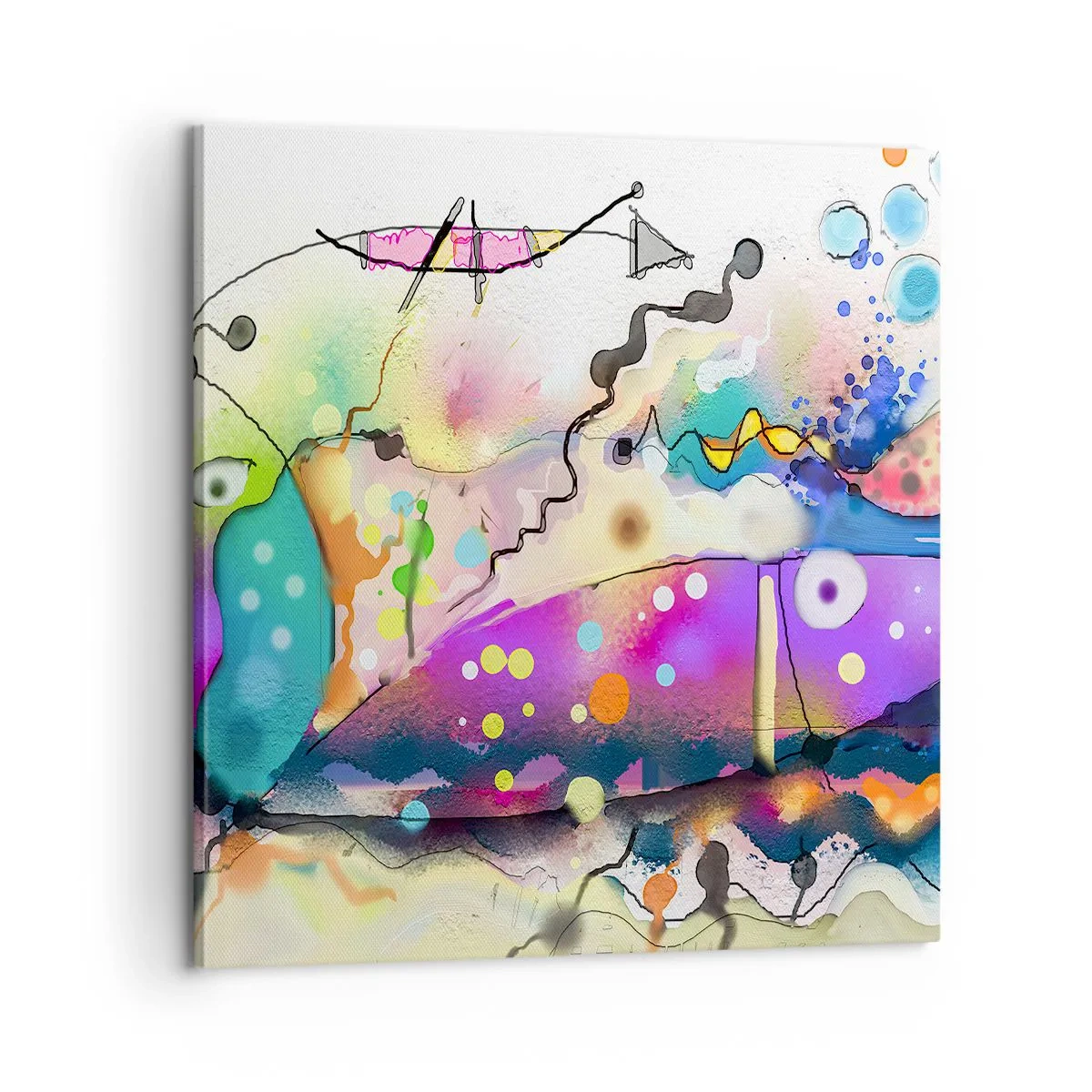 Tablou pe pânză - Fără cuvinte! - 60x60 cm