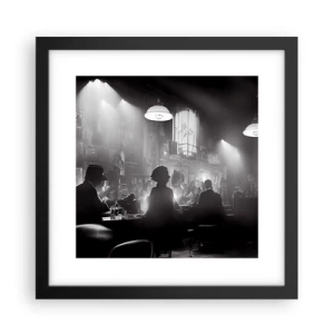 Poster în ramă neagră - În stil jazz - 30x30 cm