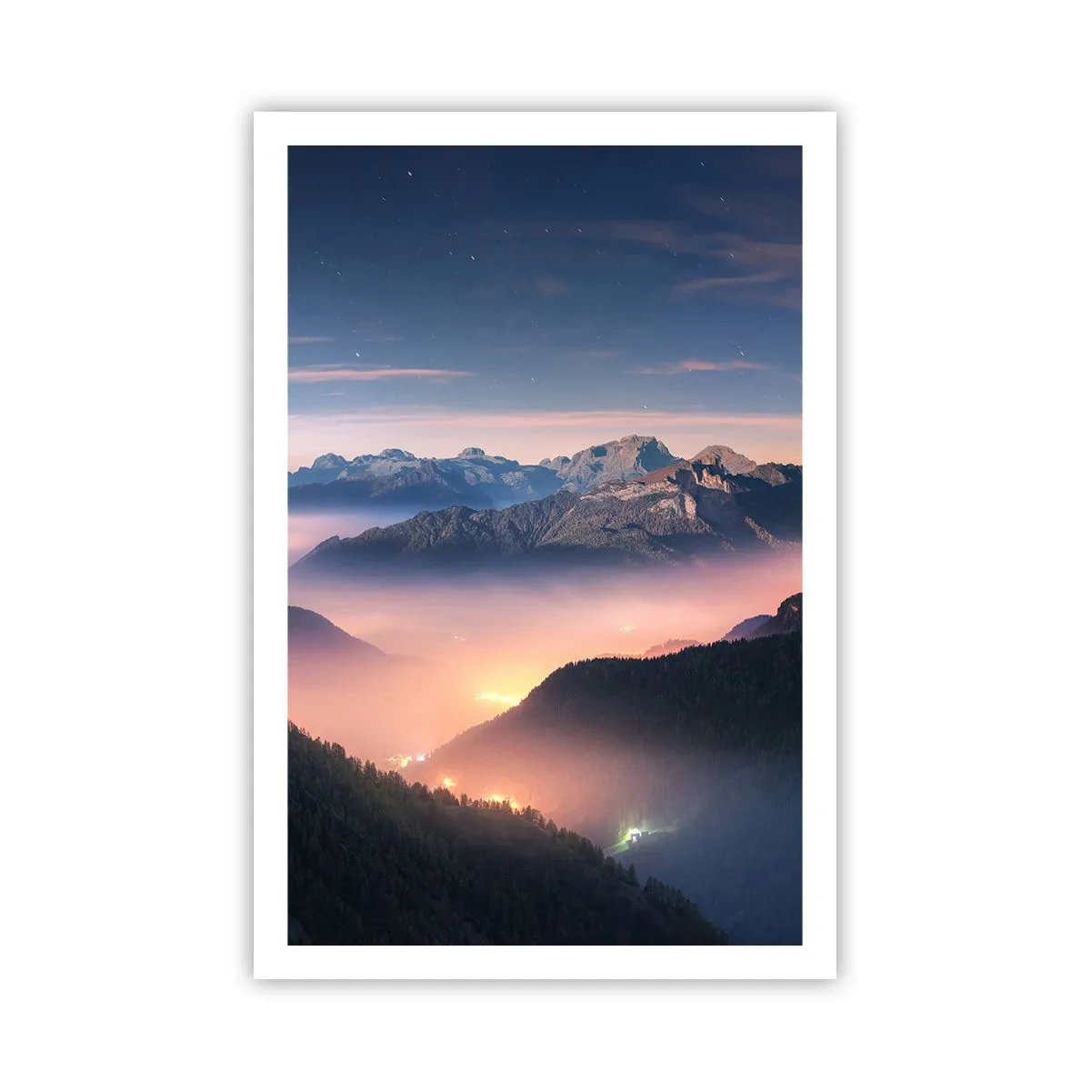 Poster - Lumină în văi - 61x91 cm