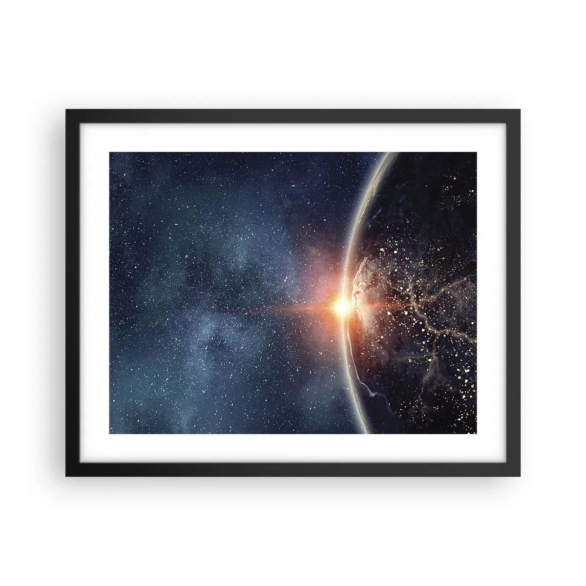 Poster în ramă neagră - Într-o nouă perspectivă - 50x40 cm