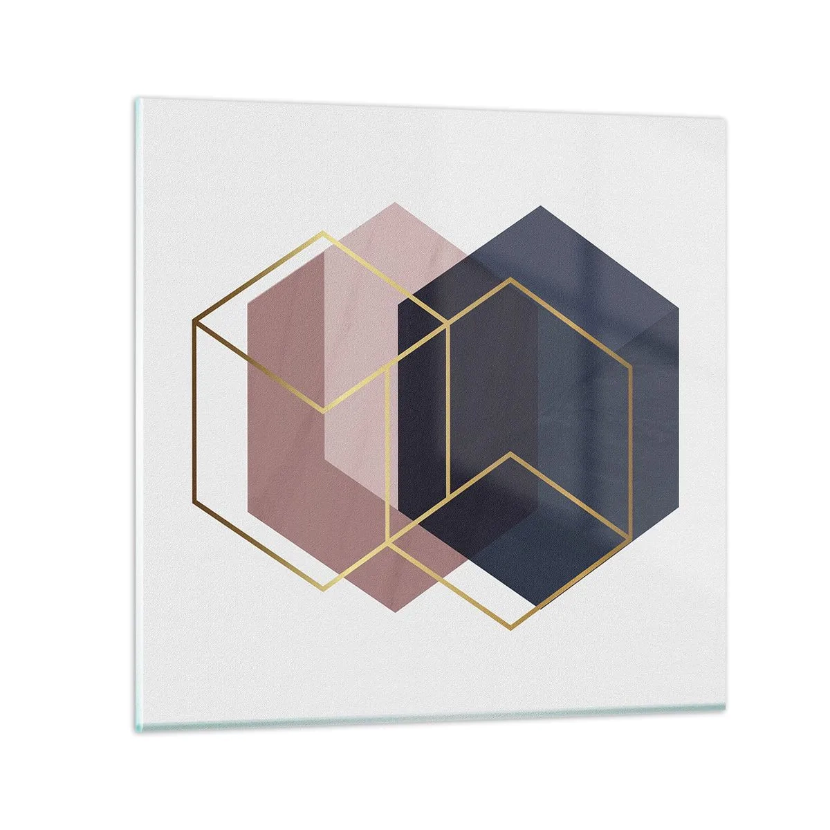 Tablou pe sticlă - Puterea simplității - 30x30 cm