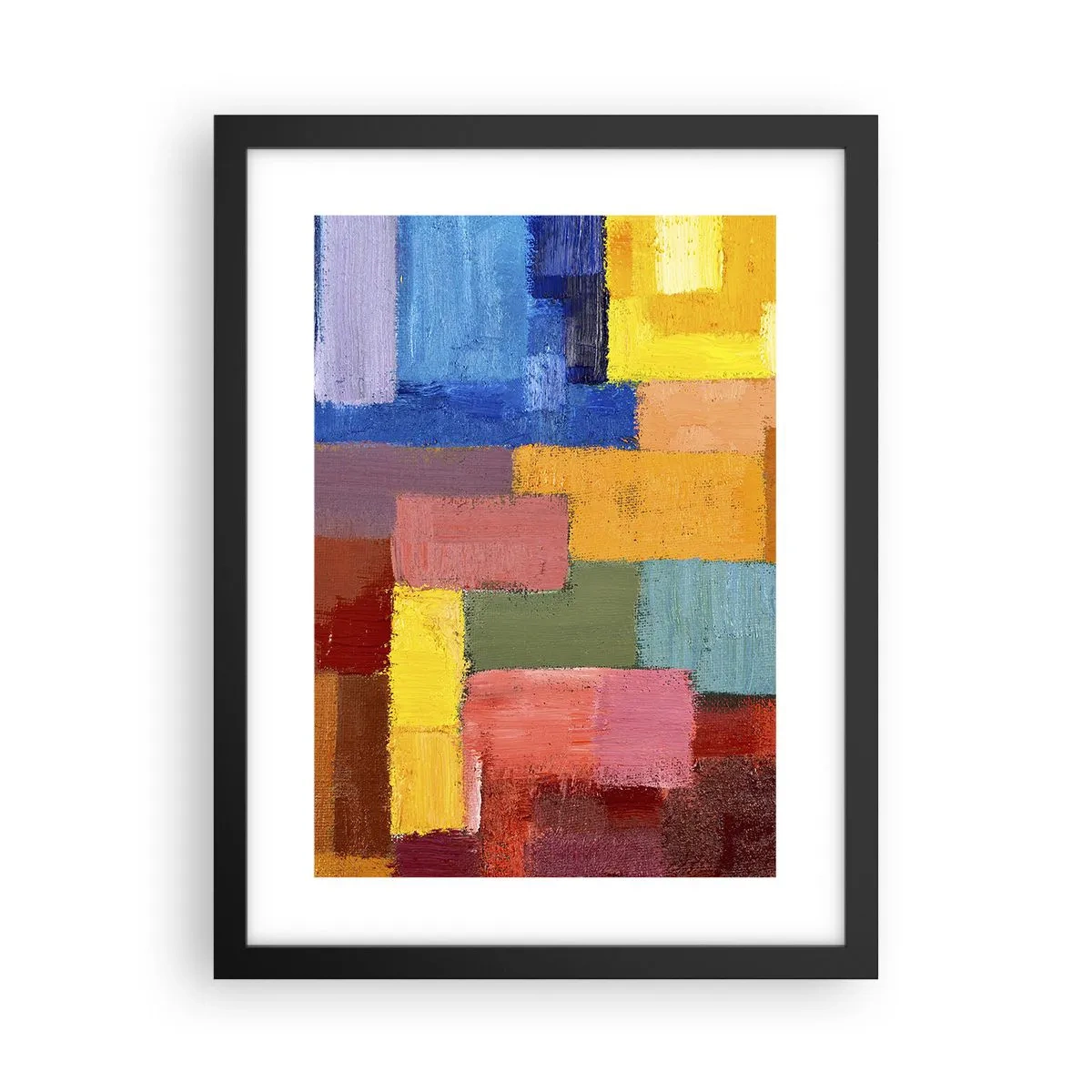 Poster în ramă neagră - Fiecare diferită, toate colorate - 30x40 cm