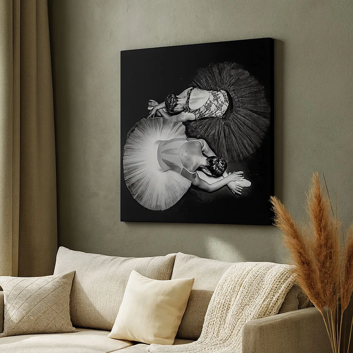 Tablou pe pânză - Yin și yang - echilibrul perfect - 30x30 cm