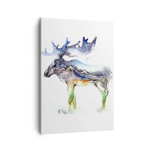 Tablou pe pânză - Eroul poveștii de iarnă - 50x70 cm