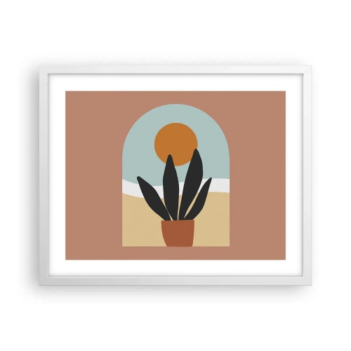 Poster în ramă albă - Bucurii mici - 50x40 cm