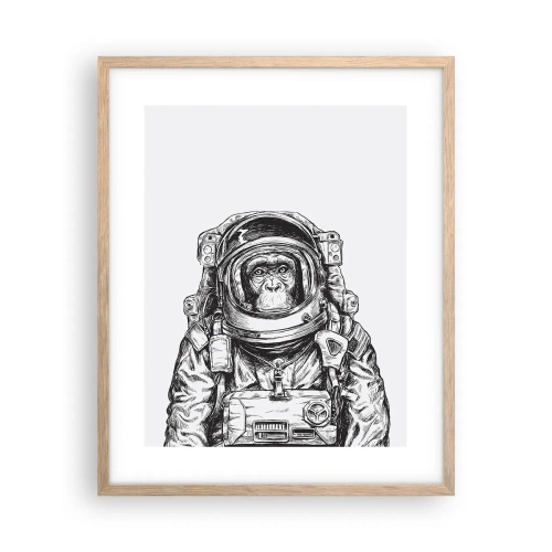 Poster în ramă de stejar deschis - Evoluție alternativă - 40x50 cm