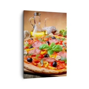 Tablou pe pânză - Cu o adevărată aromă italiană - 50x70 cm