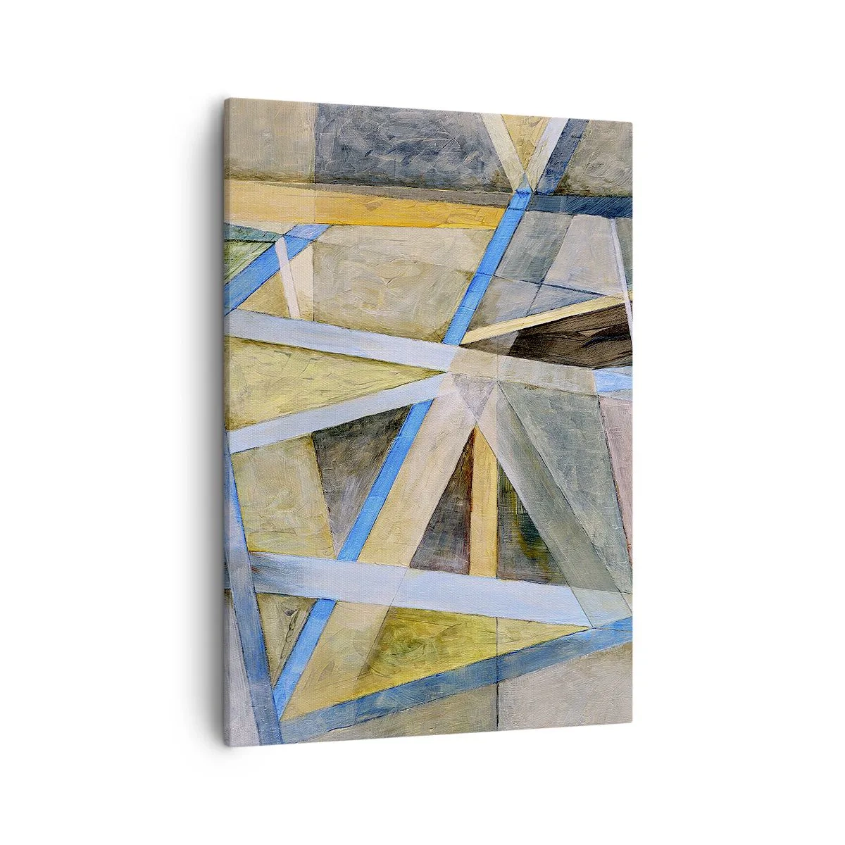 Tablou pe pânză - Drept sau de-a curmezișul? - 50x70 cm