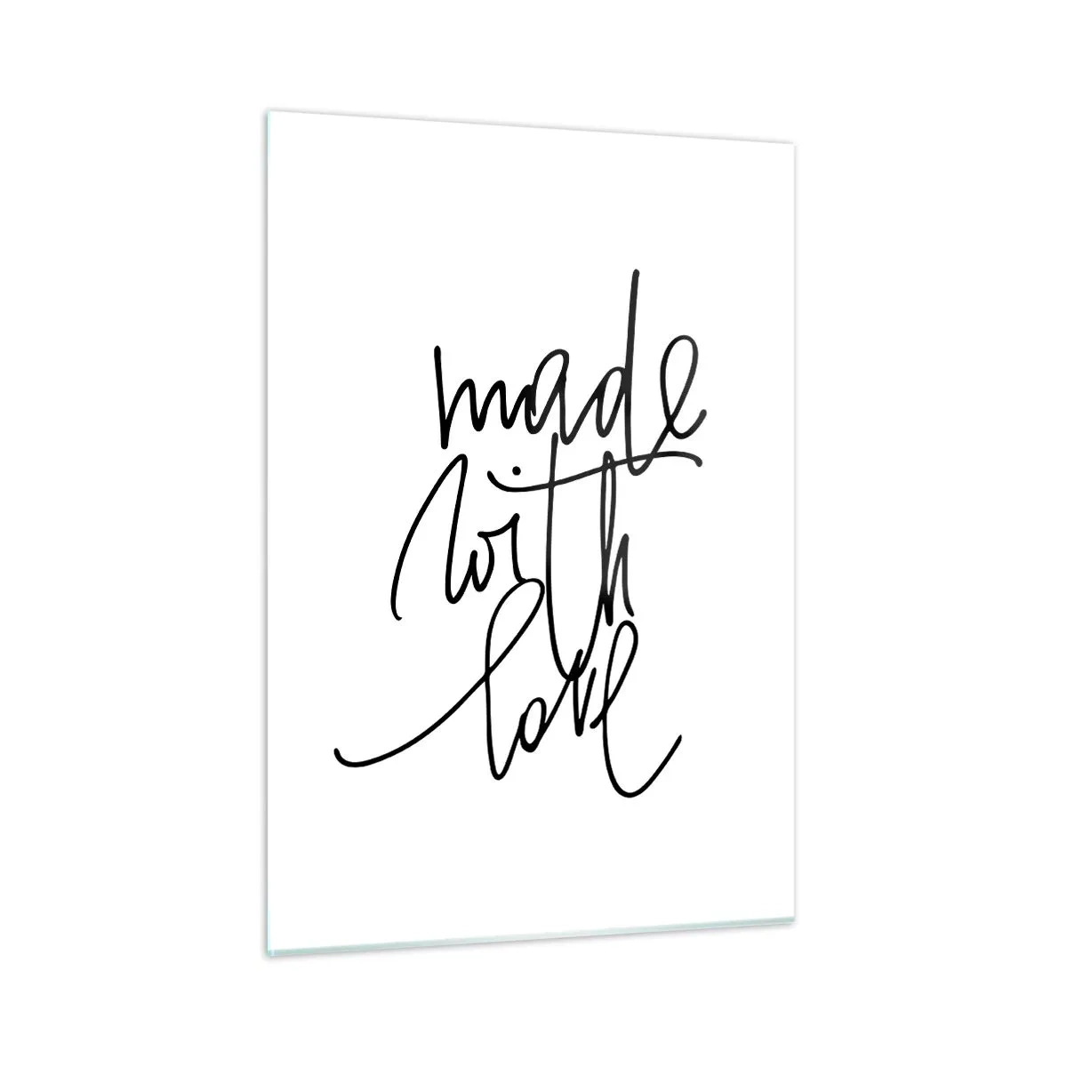 Tablou pe sticlă - Cel mai bun brand - 50x70 cm