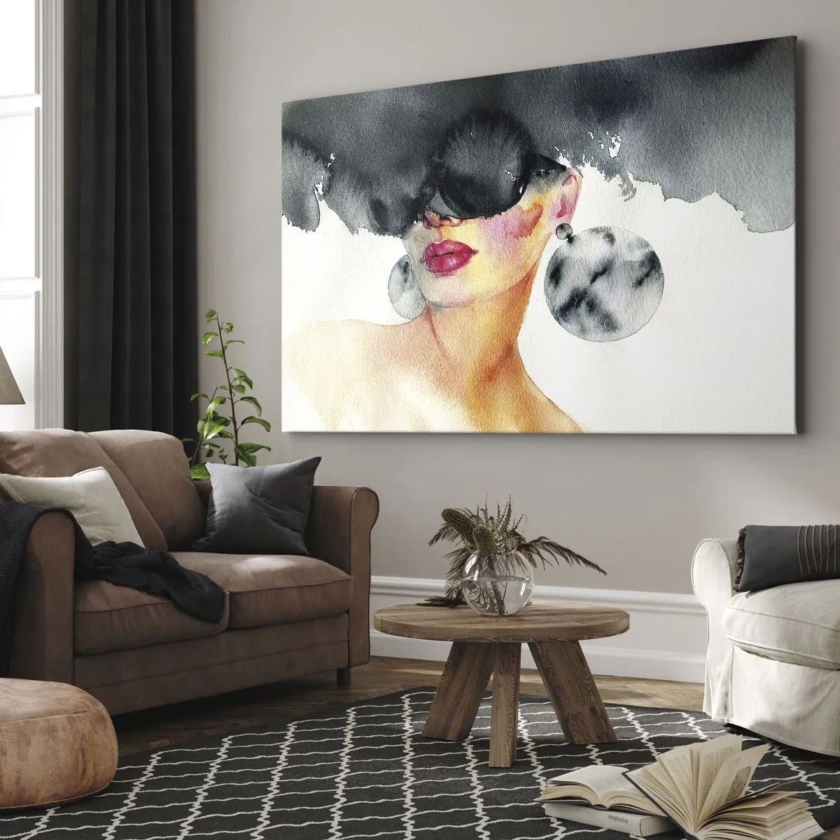 Tablou pe pânză - Secretul eleganței - 120x80 cm