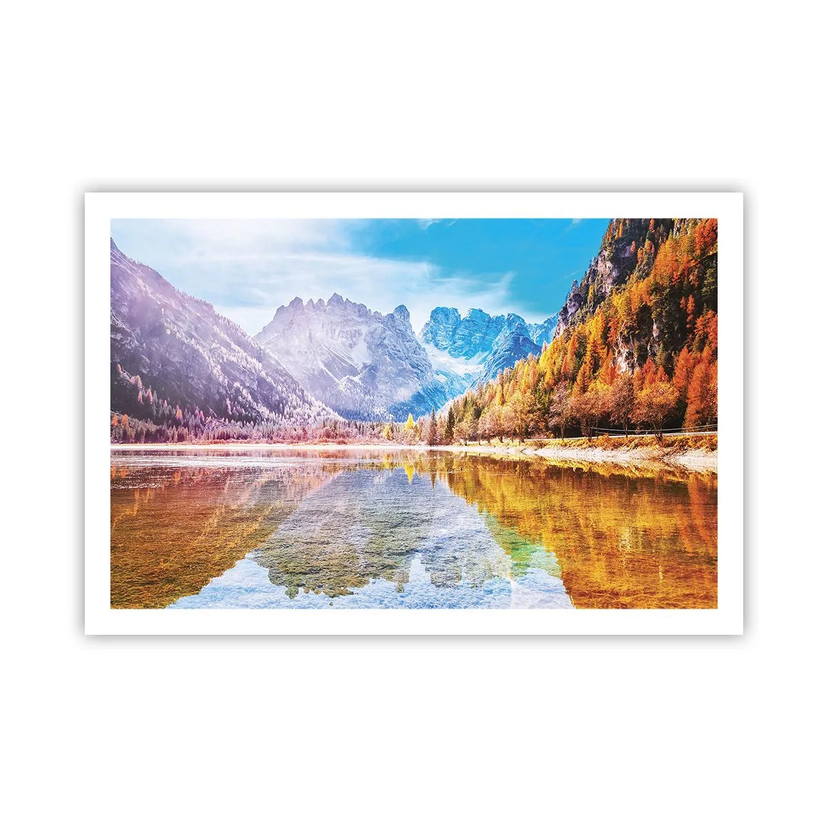 Poster - Iar în munți începe toamna - 91x61 cm
