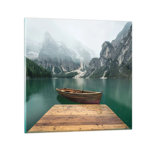 Tablou pe sticlă - Și frunțile mândre - 70x70 cm