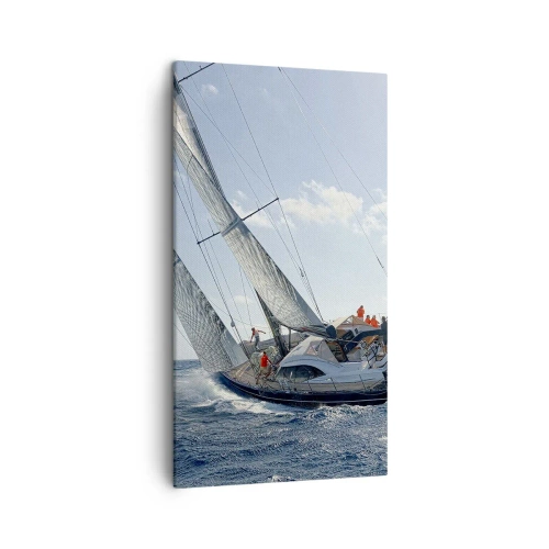 Tablou pe pânză - Să câștige cel mai bun - 45x80 cm