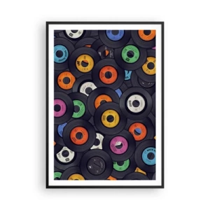 Poster în ramă neagră - Culorile clasicilor - 70x100 cm
