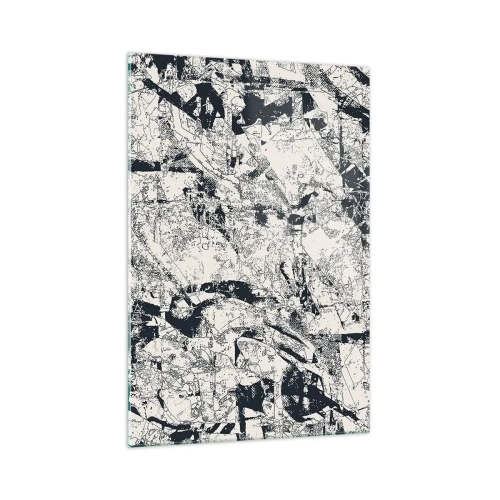 Tablou pe sticlă - Întrepătrunderea contrariilor - 70x100 cm